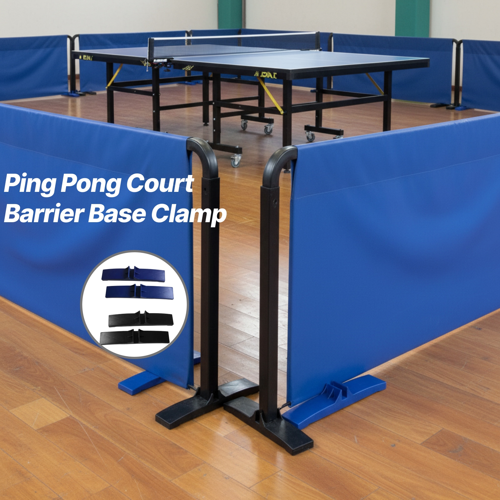Desk Setup Pegboard - Table Tennis Court Divider Foot Clamp