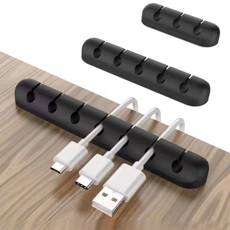 Desk Setup Organizer - Mouse Wire Organizer Holds Mouse Keyboard