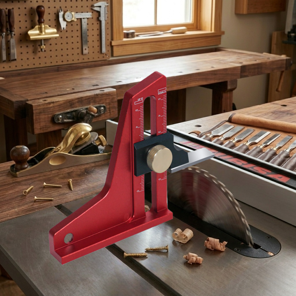 Desk Setup Pegboard - 0-50mm Height Gauge Setup Adjustable Table