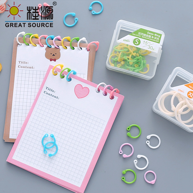 Ring Binder Box - Makeasy Colorful Ring Binder 15-30 mm
