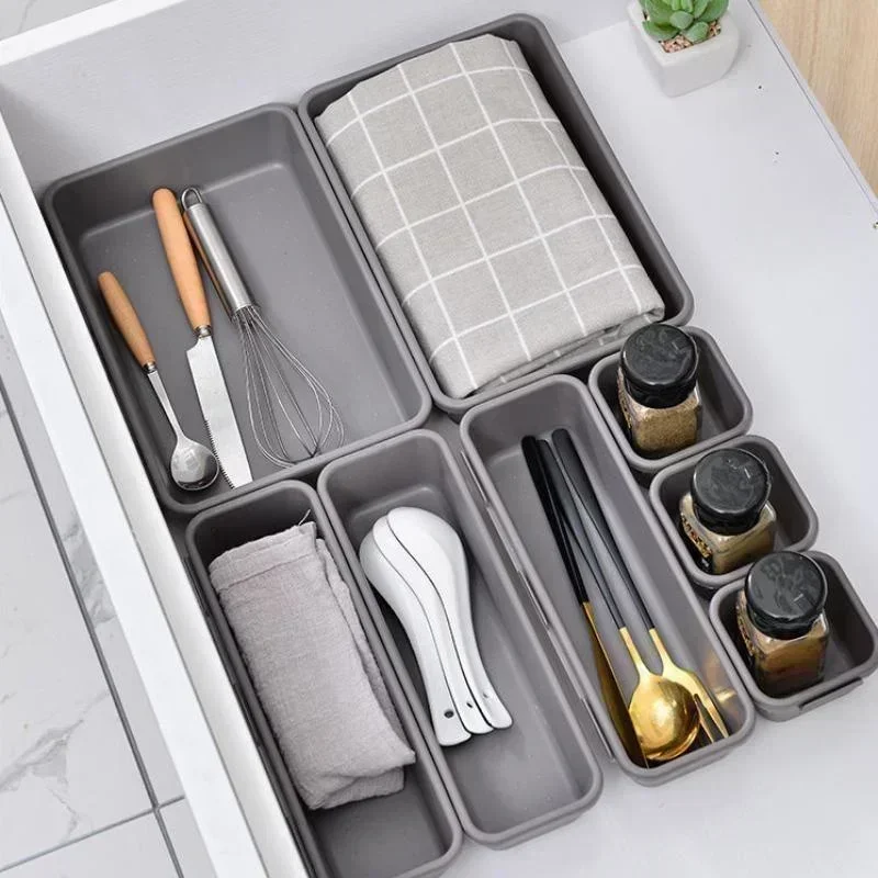 Desk Setup Kit - 8-piece Set Drawer Organiser Office Storage