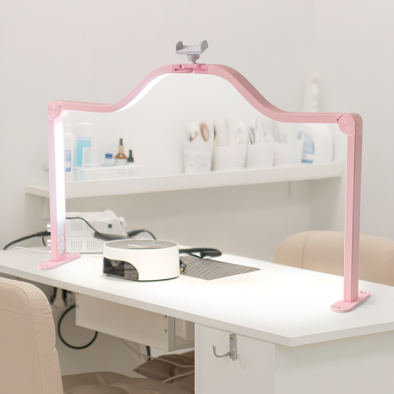 Desk Setup Lighting - 48W Half Moon Nail Lamp Double