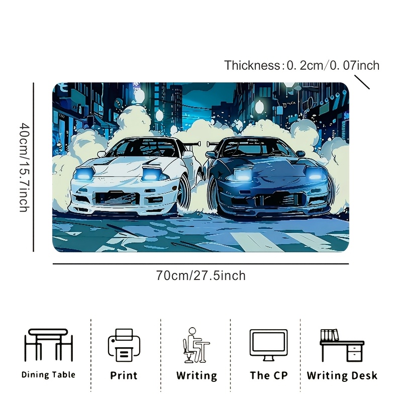 Two White Sports Cars Large Mo – обзор и цена Desk Setup For Two Laptops