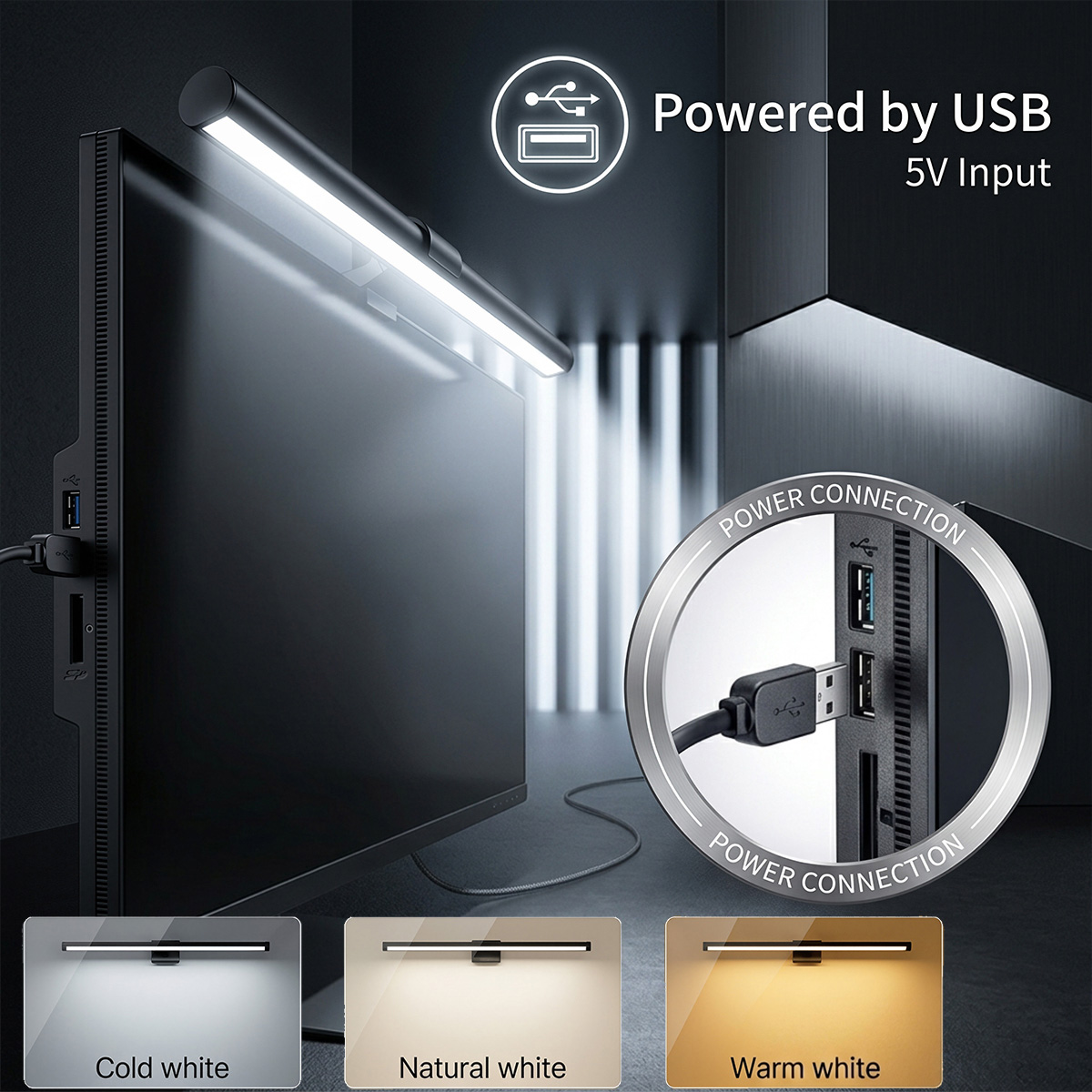 USB Powered LED Computer Scree – обзор и цена Desk Setup Lighting