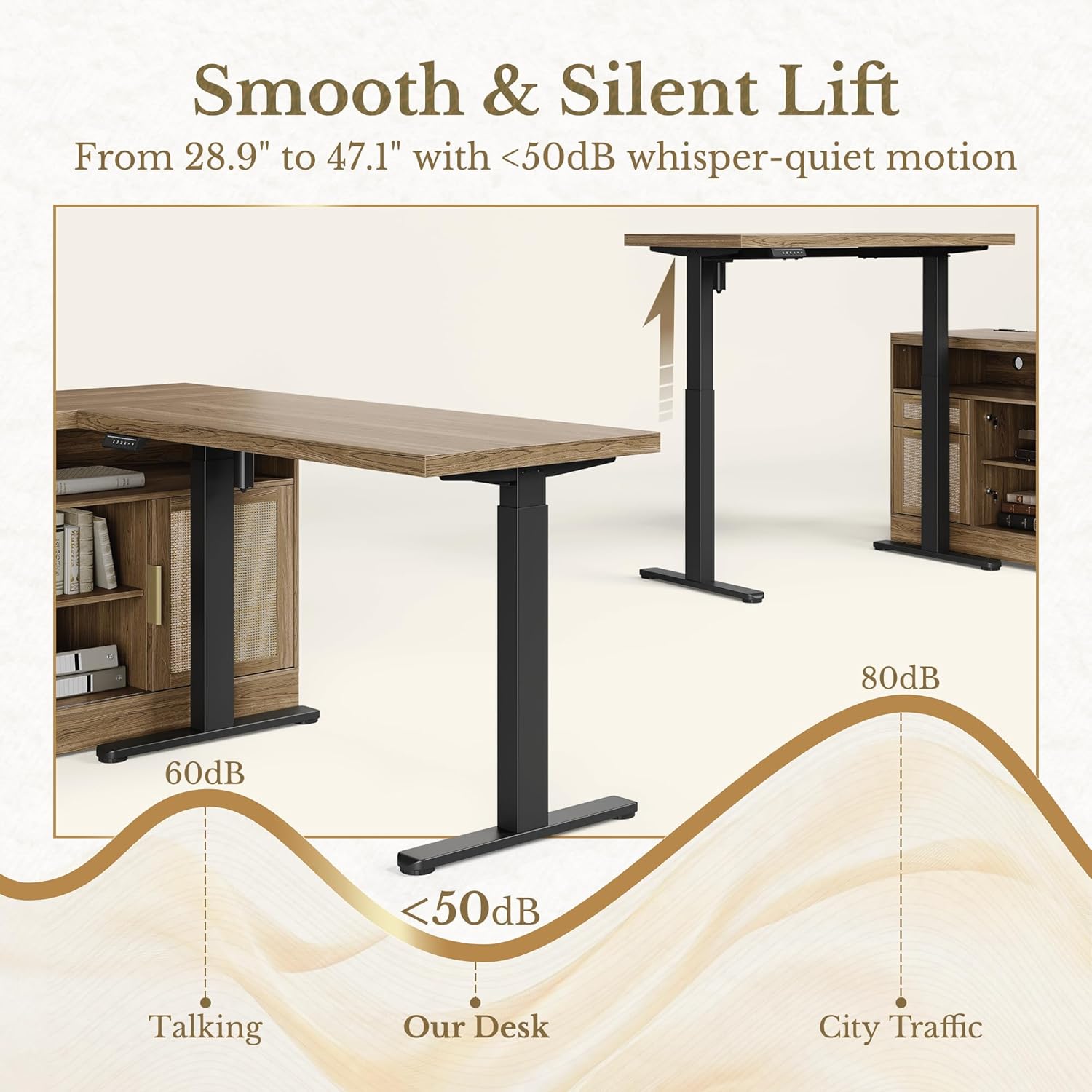Home Office Furniture Set, 48' – обзор и цена Desk Setup Kit