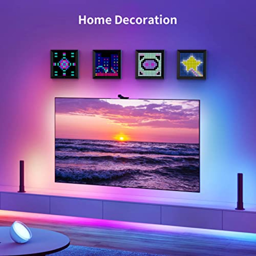 LED Light Pixel Display Panel  – обзор и цена Desk Setup Lighting