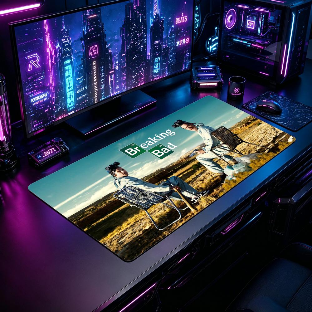 Gaming Mouse Pad BBreaking Bad – обзор и цена Desk Setup With Laptop