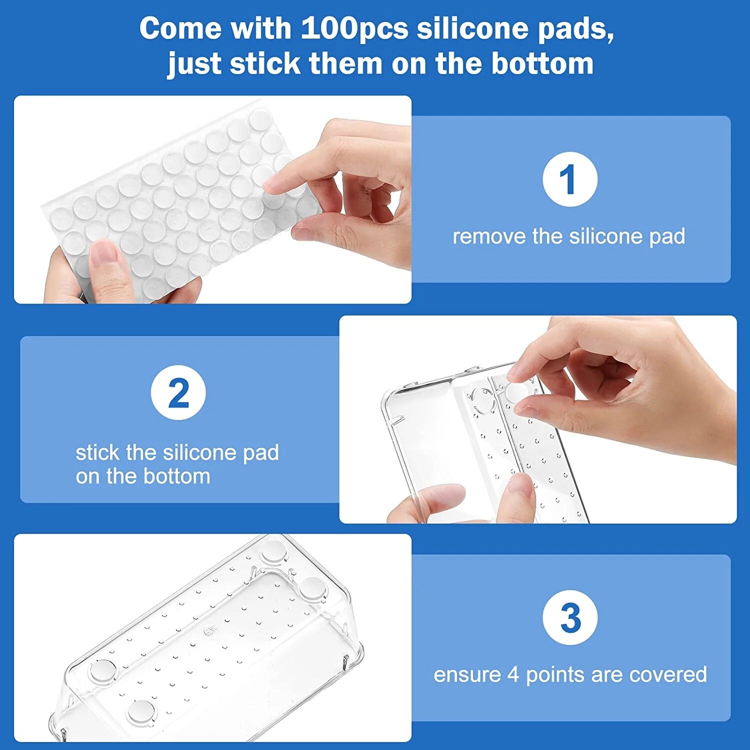 7/16Pcs Clear Plastic Drawer O – обзор и цена Desk Setup Kit