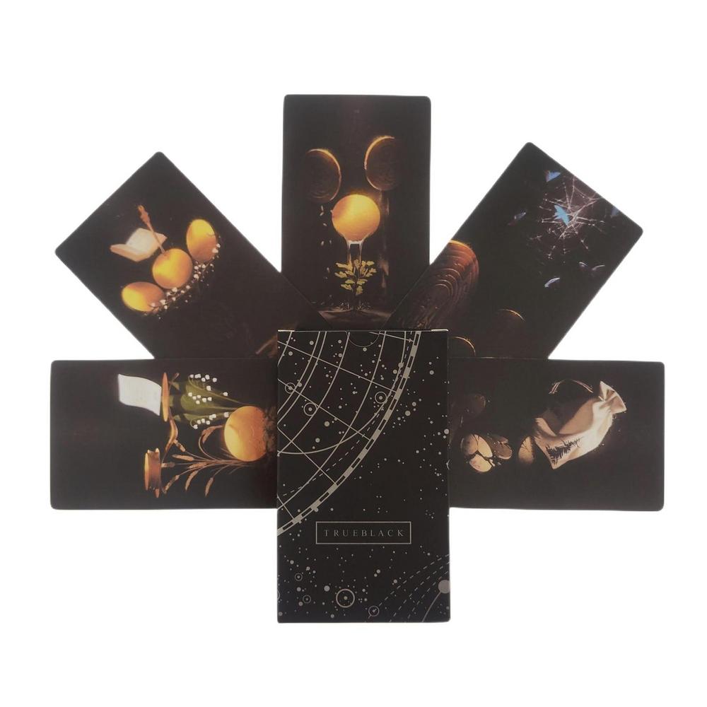 True Black Tarot Cards 78 Card – обзор и цена Desk Setup Black