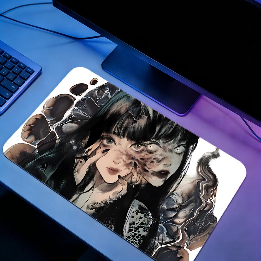 Gaming Mouse Pad JJunji Ito Co – обзор и цена Desk Setup With Laptop