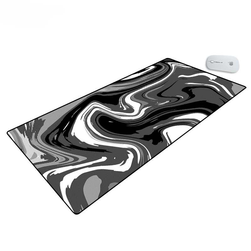 Large Mat Mouse Pad Fluid Art  – обзор и цена Desk Setup With Laptop