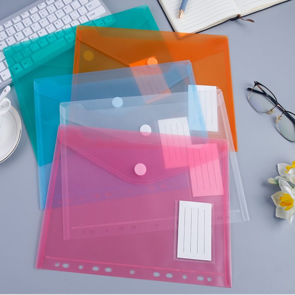A4 Colorful Transparent File F – обзор и цена Ring Binder Box