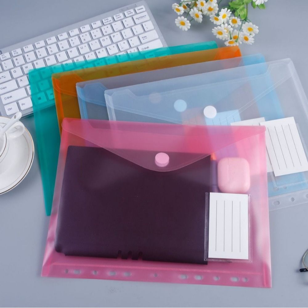 A4 Colorful Transparent File F – обзор и цена Ring Binder Box