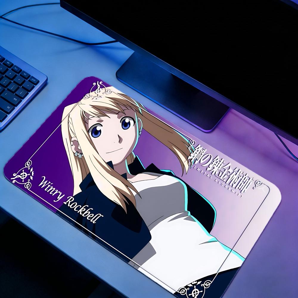 Gaming Mouse Pad FFullmetal Al – обзор и цена Desk Setup With Laptop