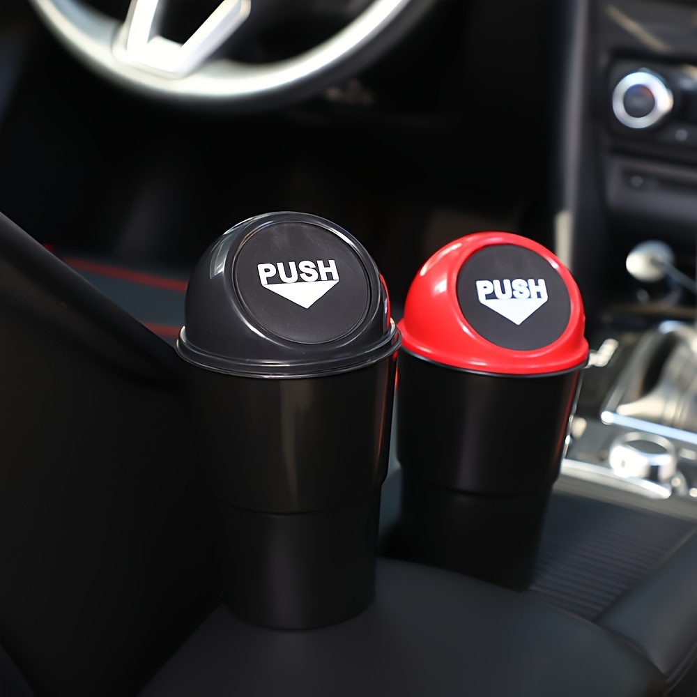 1pc Portable Car Mini Trash Ca – обзор и цена Desk Setup Black