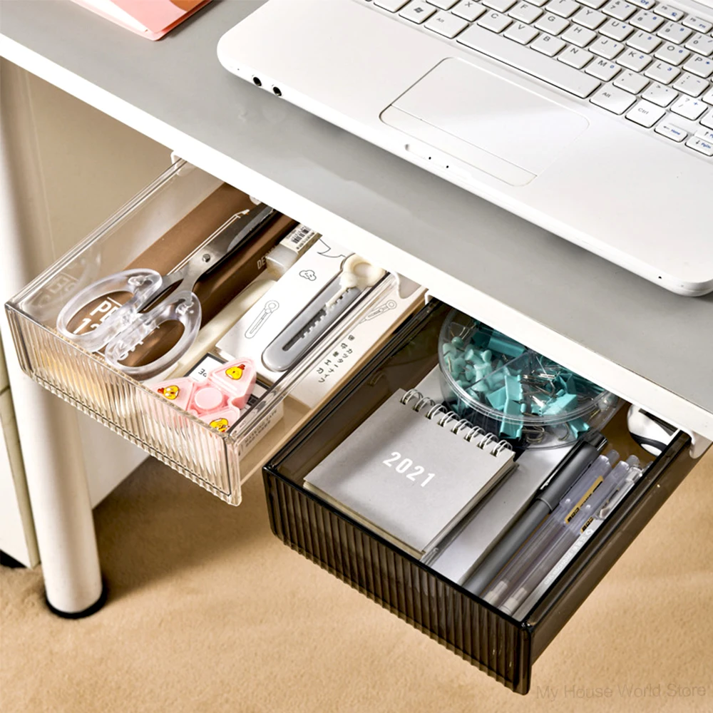 Under Desk Storage Drawers Sli – обзор и цена Desk Setup Organizer