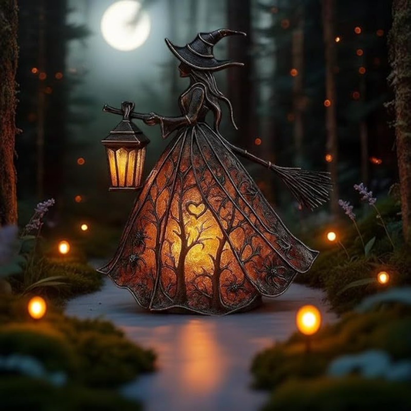 16cm/6.3in Halloween Witch Des – обзор и цена Desk Setup Lighting