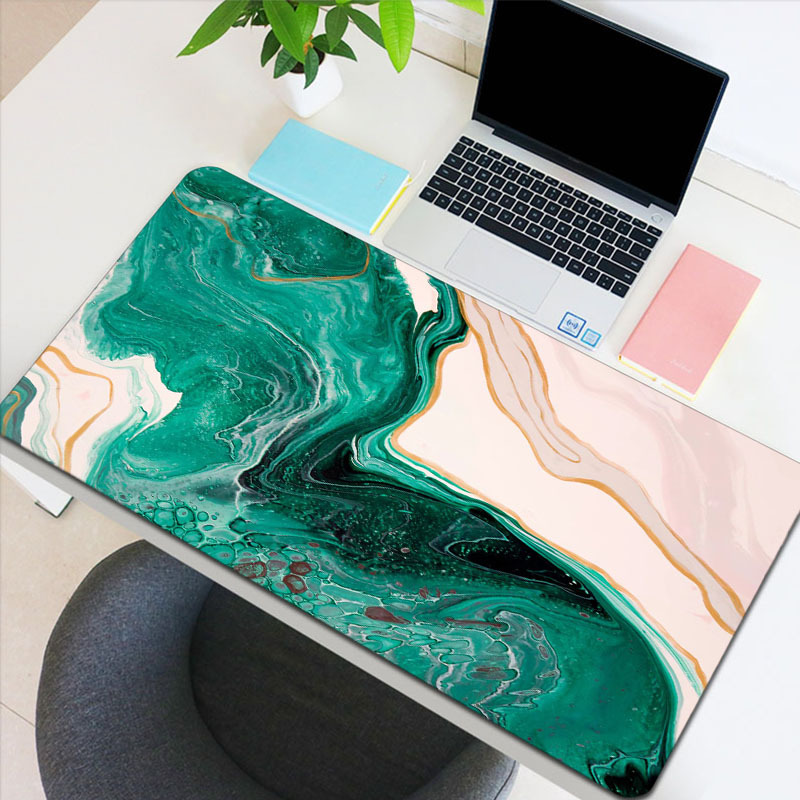 Large Colorful Art Gaming Mous – обзор и цена Desk Setup With Laptop