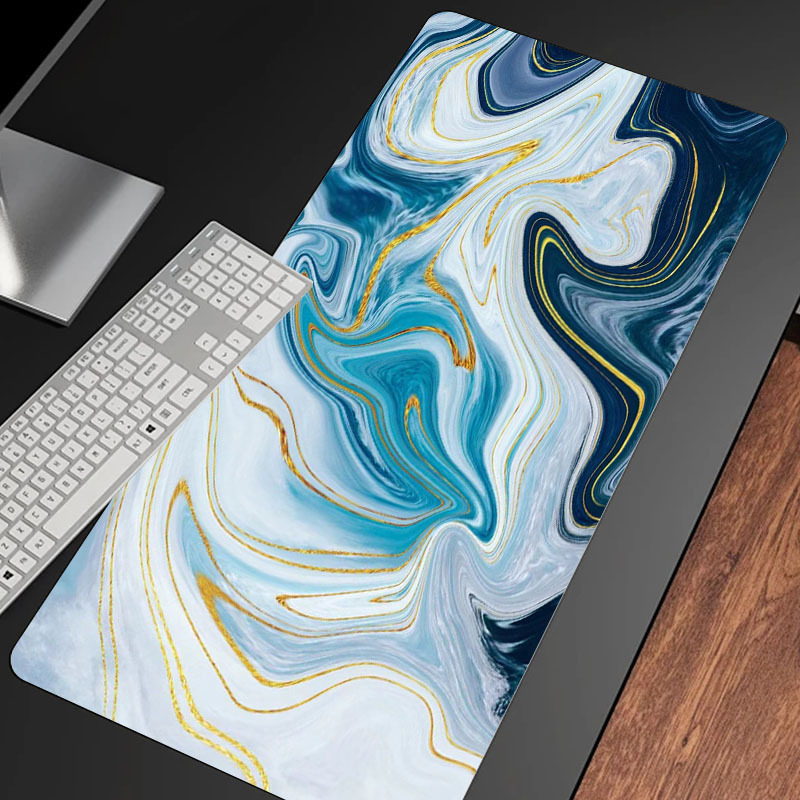 Large Colorful Art Gaming Mous – обзор и цена Desk Setup With Laptop