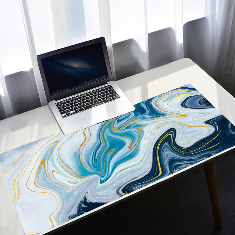 Large Colorful Art Gaming Mous – обзор и цена Desk Setup With Laptop