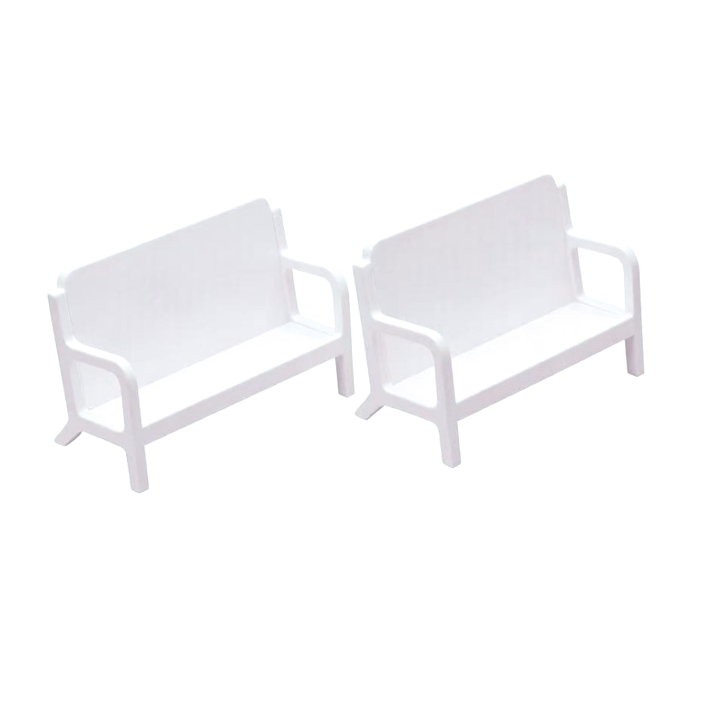 1pc Simple White Bench Style B – обзор и цена Desk Setup White