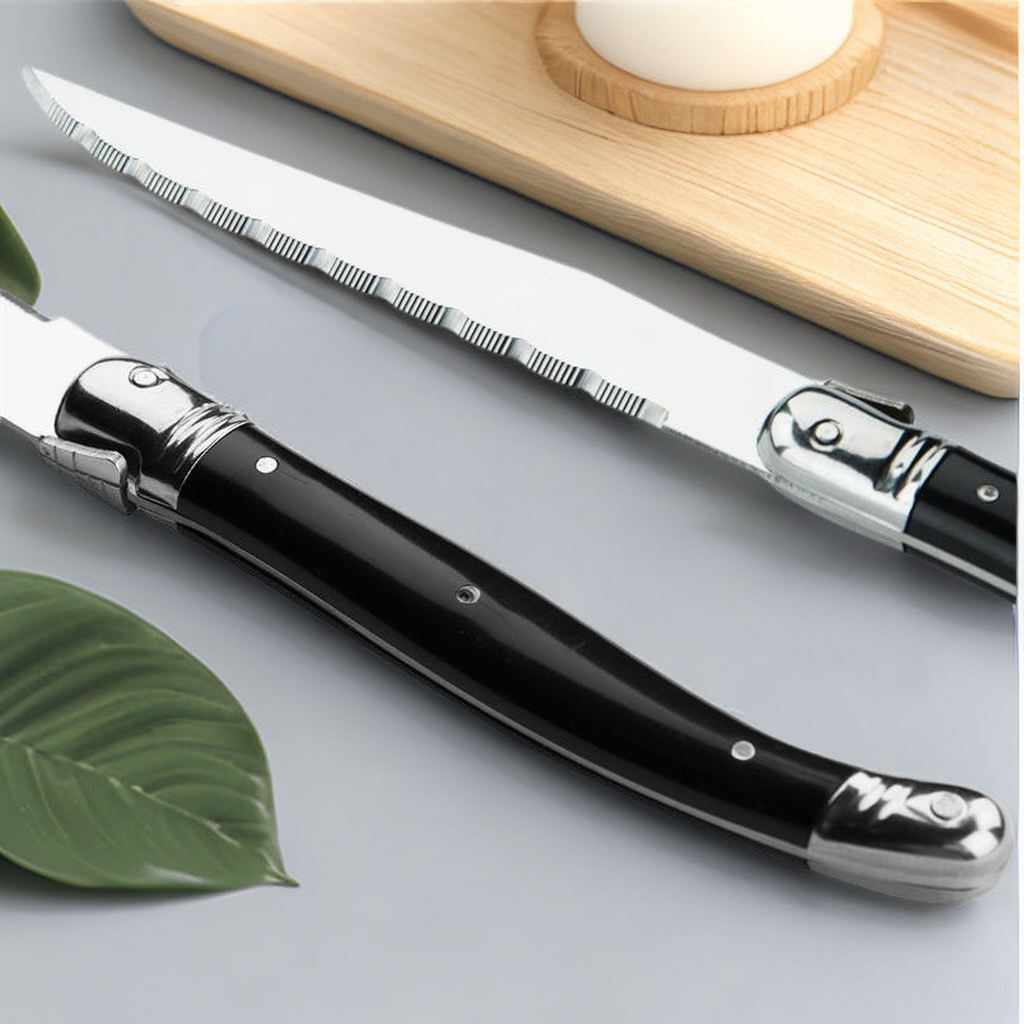 9'' Laguiole Steak Knives Set  – обзор и цена Desk Setup Black
