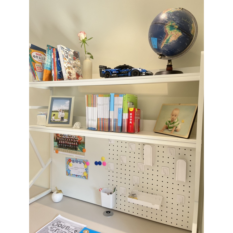 Desktop Storage Shelf with Peg – обзор и цена Desk Setup Organizer