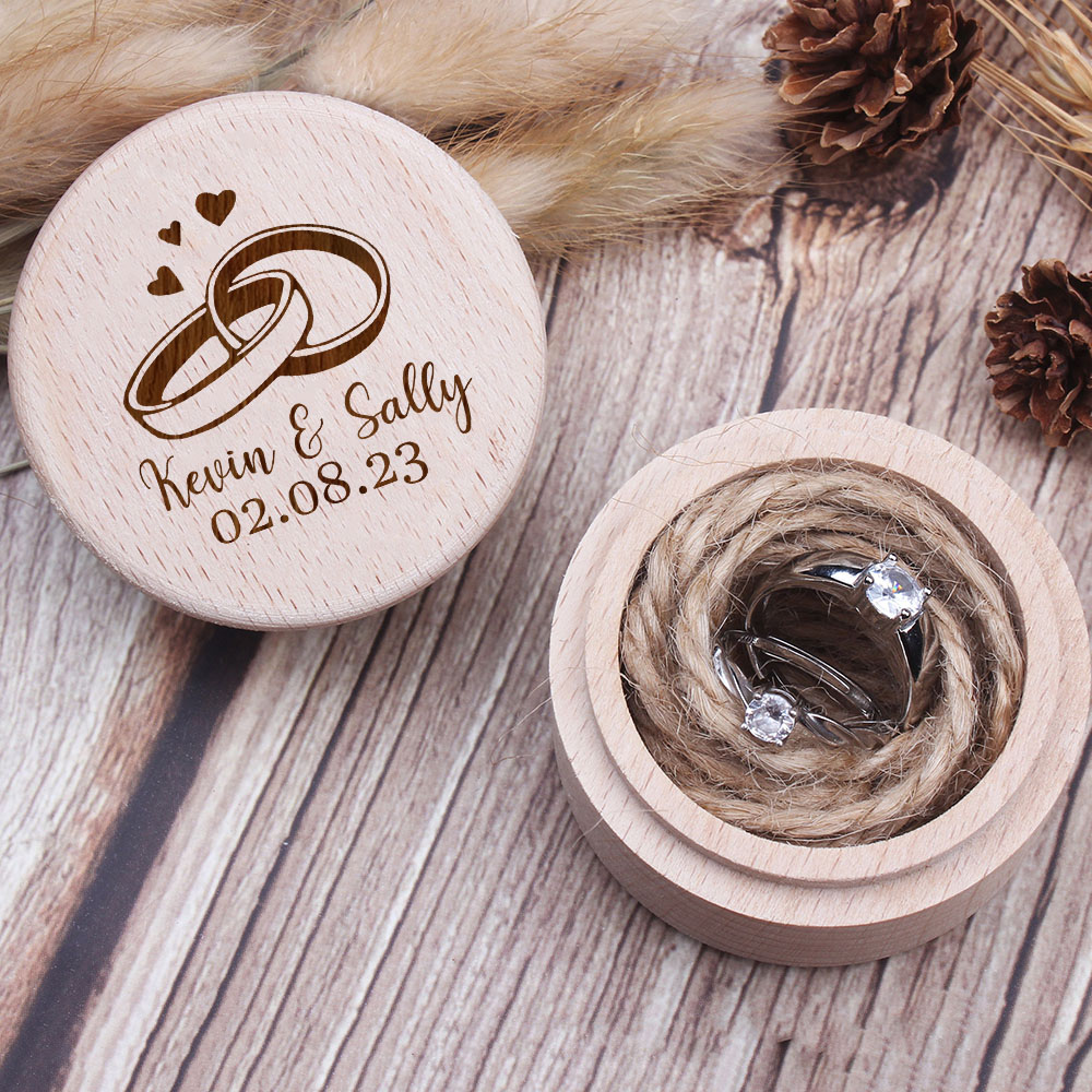 Personalized Engraved Wooden R – обзор и цена Ring Binder Box