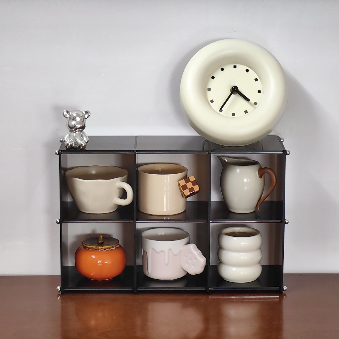 Acrylic Display Shelf Cups Sto – обзор и цена Desk Setup Organizer