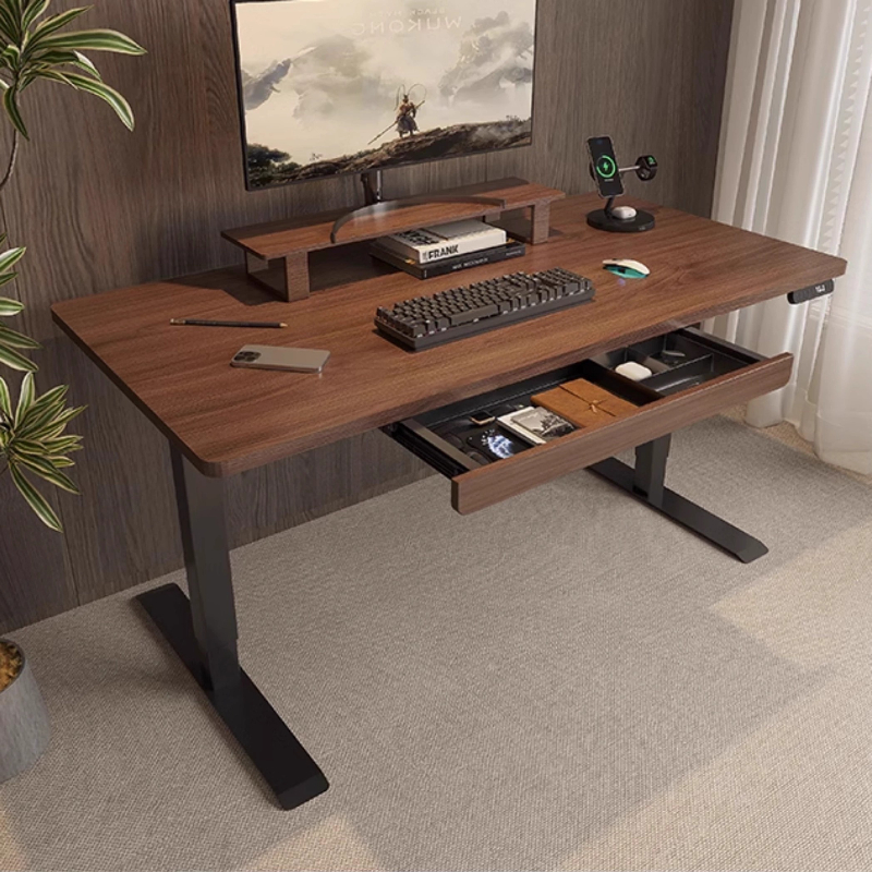 Walnut Wood Under Desk Drawer  – обзор и цена Desk Setup Organizer
