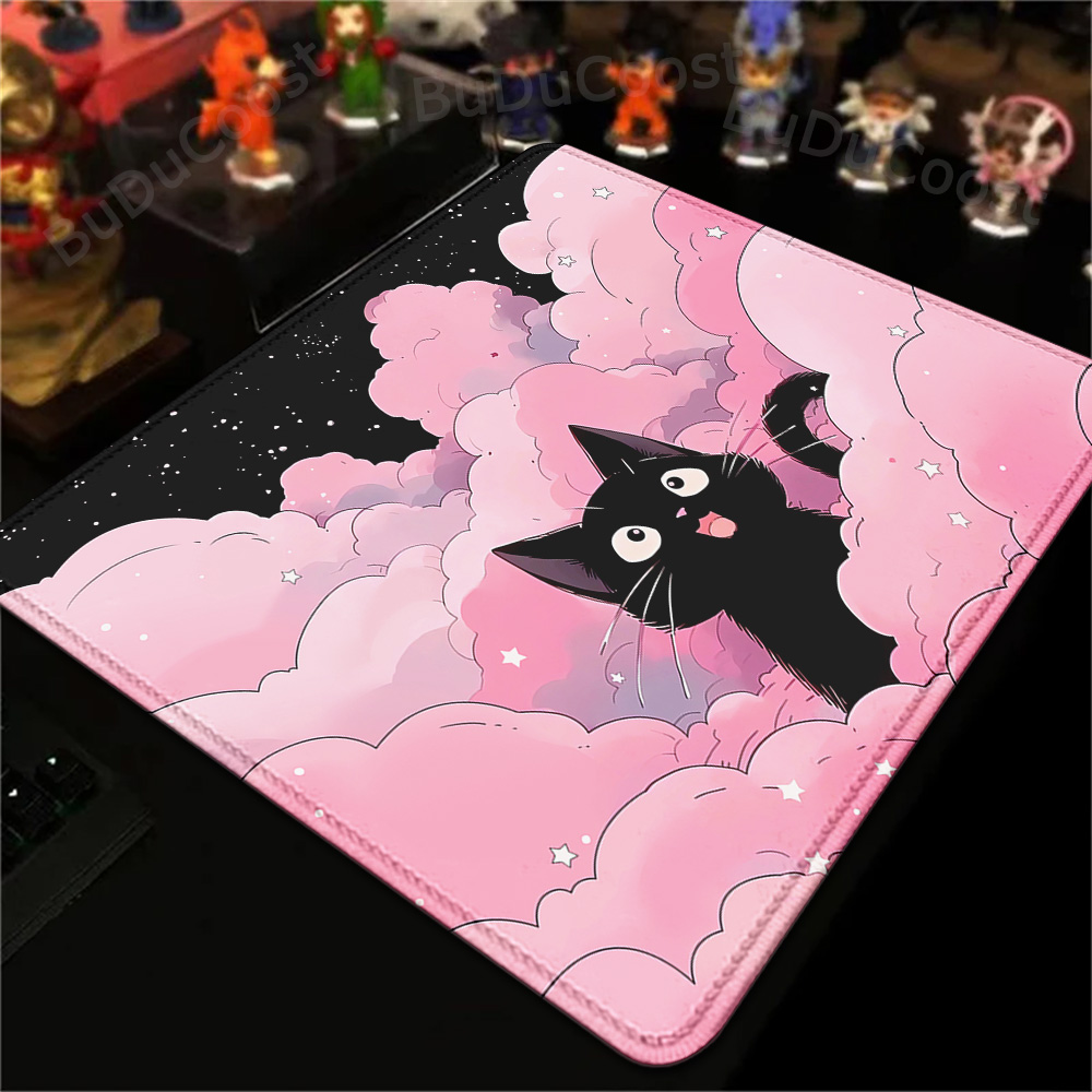 18x22cm Small Rug Black Cat Cl – обзор и цена Korean Desk Setup