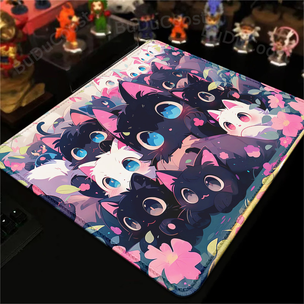 18x22cm Small Rug Black Cat Cl – обзор и цена Korean Desk Setup