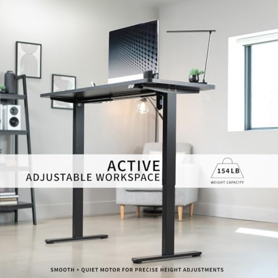 Electric 60 x 24 inch Stand Up – обзор и цена Desk Setup Kit