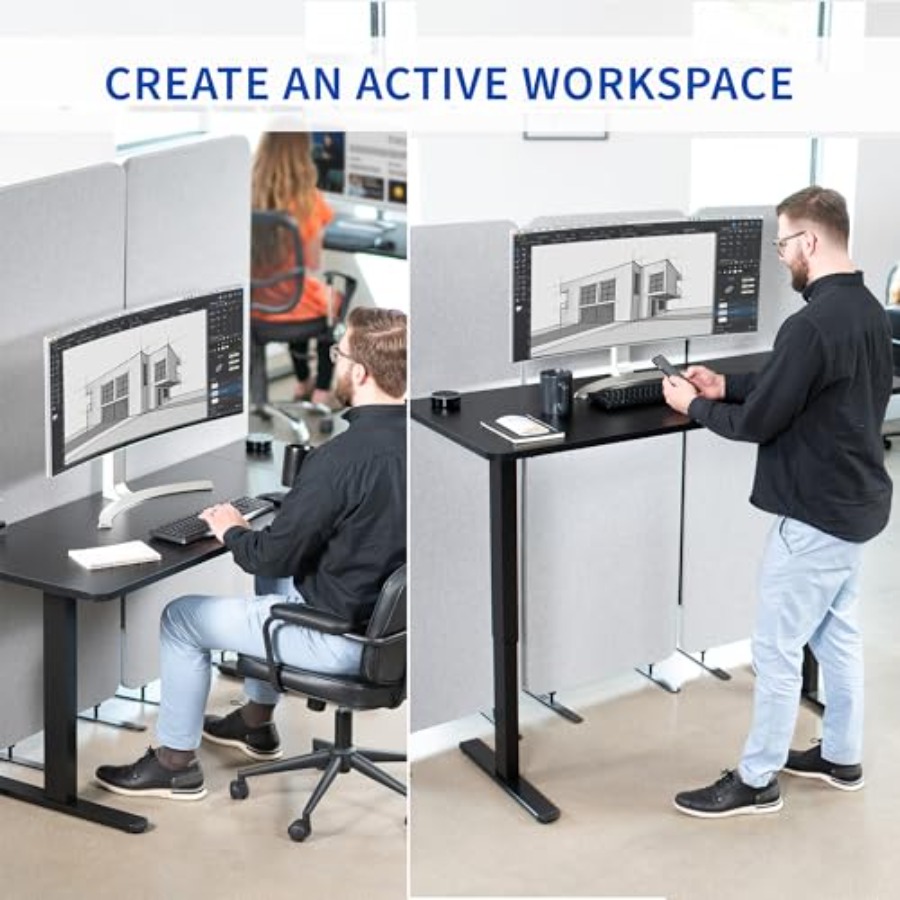 Electric 60 x 24 inch Stand Up – обзор и цена Desk Setup Kit