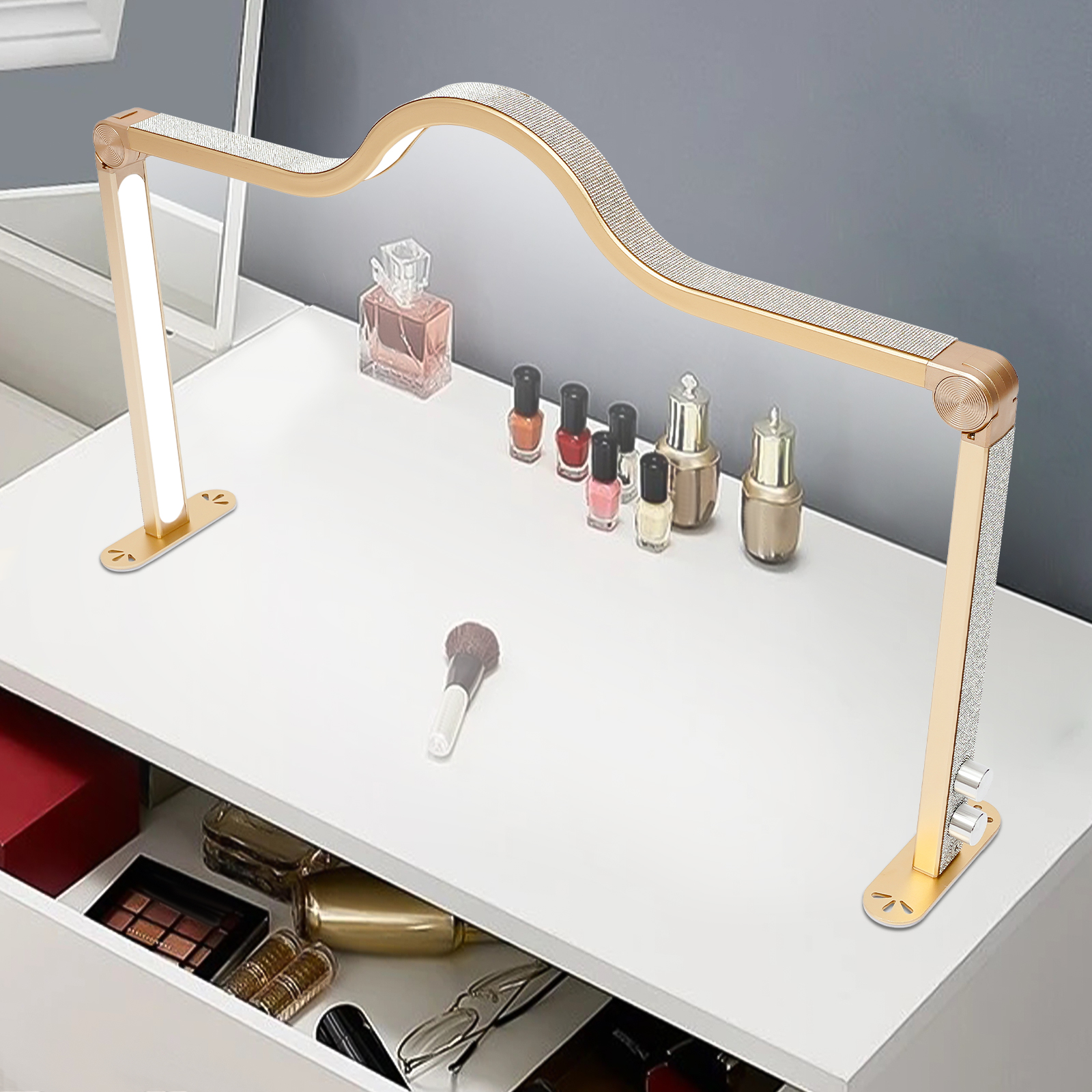 Diamonds Decorated Nail Work L – обзор и цена Desk Setup Lighting