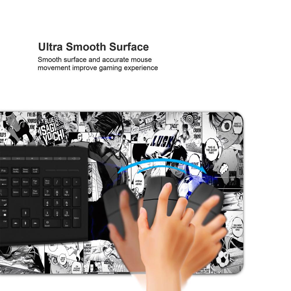Black And White Anime Mouse Pa – обзор и цена Desk Setup White