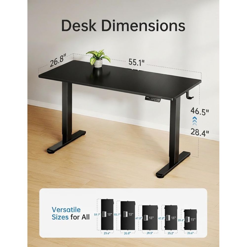 Electric Standing Desk, Whole  – обзор и цена Desk Setup With Laptop