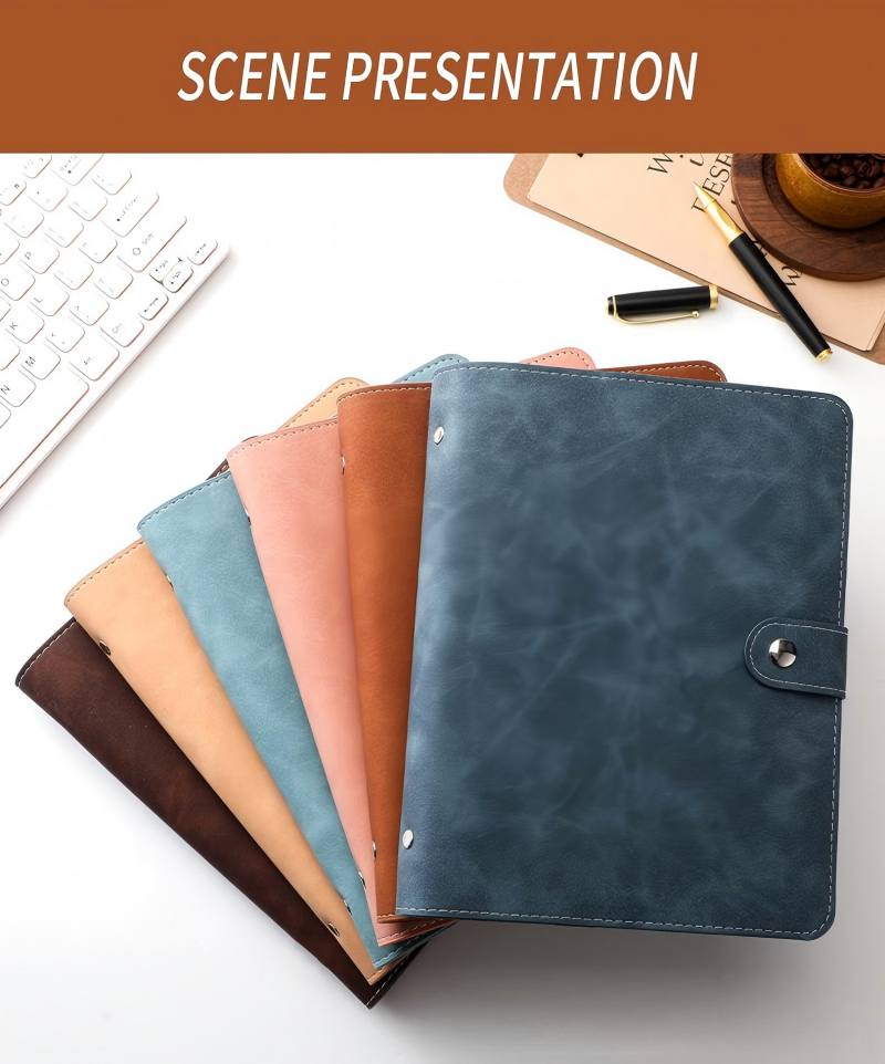 A5 Soft PU Leather Notebook Bi – обзор и цена Ring Binder Box