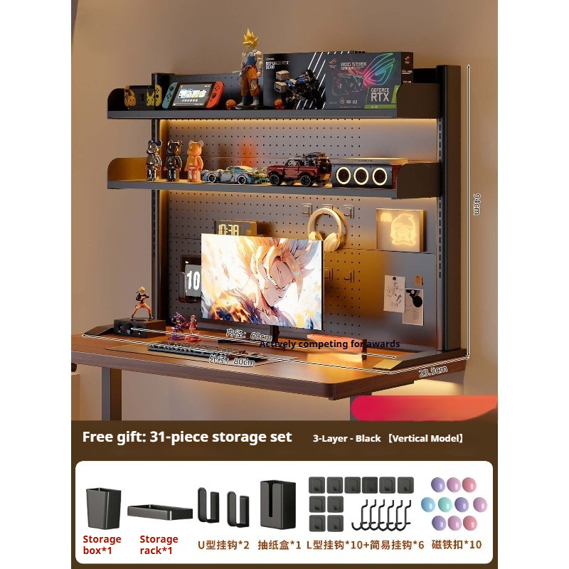 Clamp on Desk Shelf with Pegbo – обзор и цена Desk Setup Organizer
