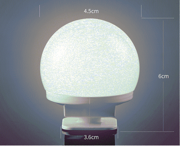 LED Light Paste Mirror Makeup  – обзор и цена Desk Setup Lighting