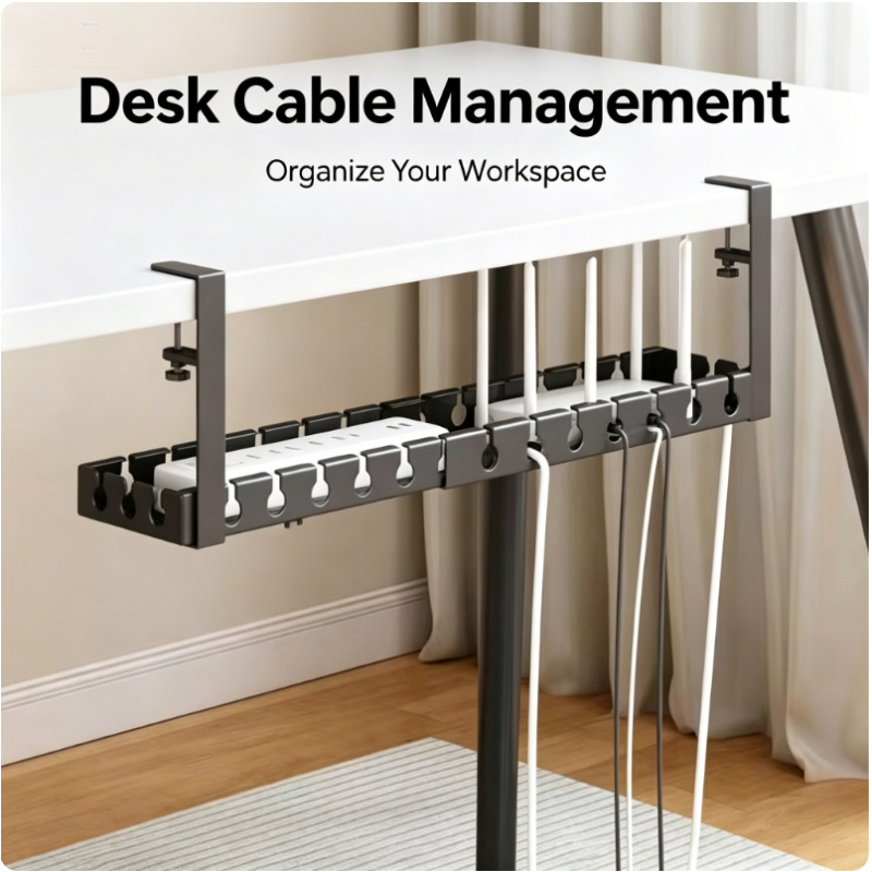 Under Table Telescopic Storage – обзор и цена Desk Setup Organizer