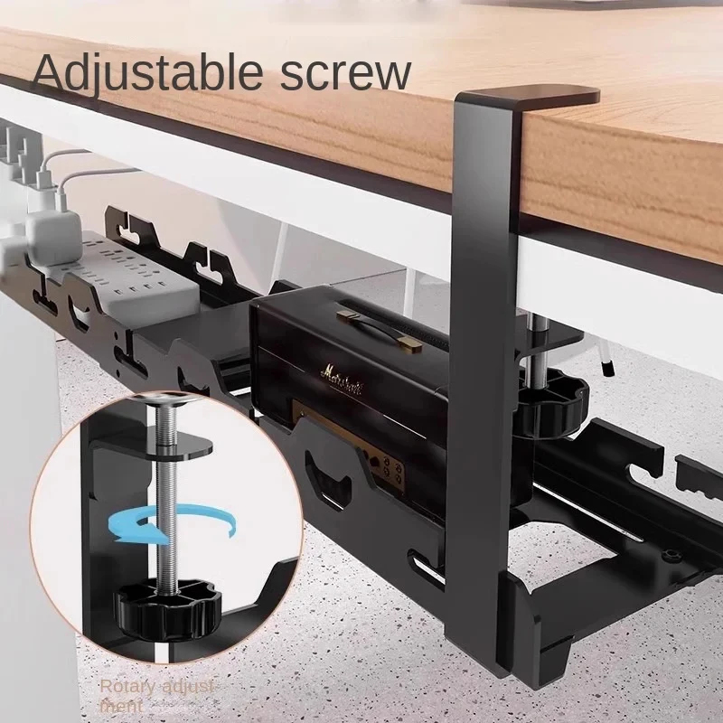 Under Table Telescopic Storage – обзор и цена Desk Setup Organizer