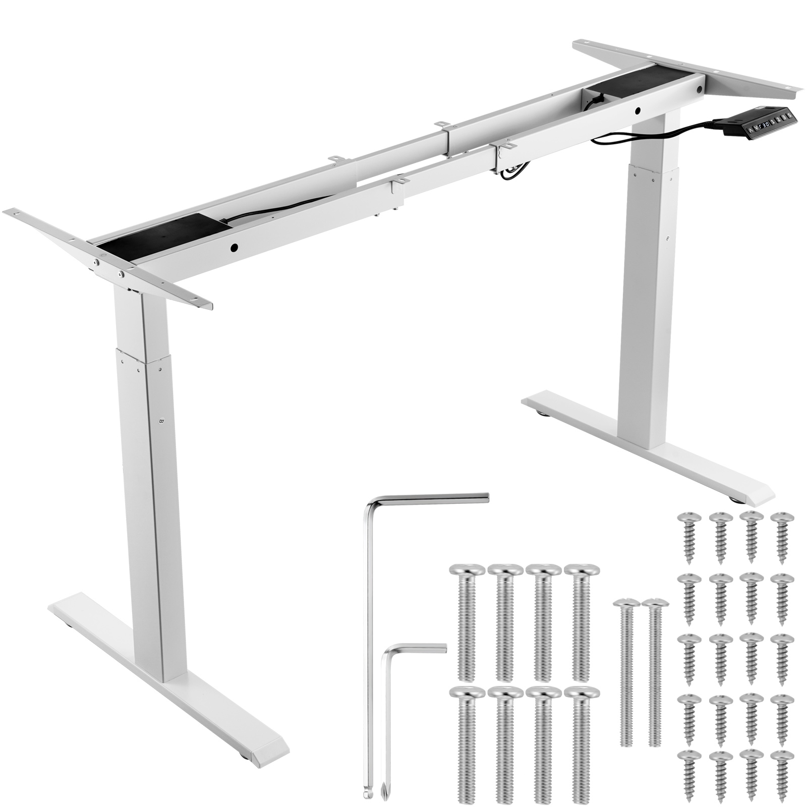 SucceBuy Standing Desk Frame   – обзор и цена Desk Setup White