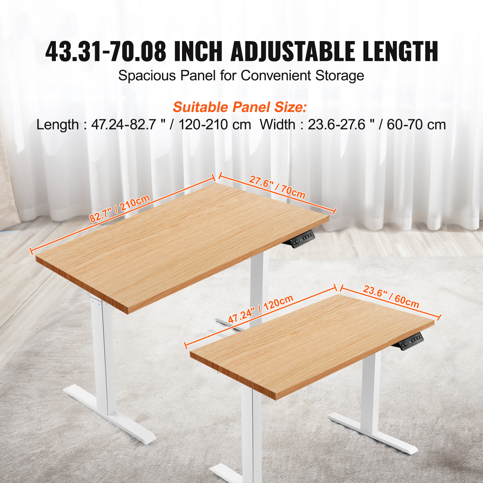 SucceBuy Standing Desk Frame   – обзор и цена Desk Setup White