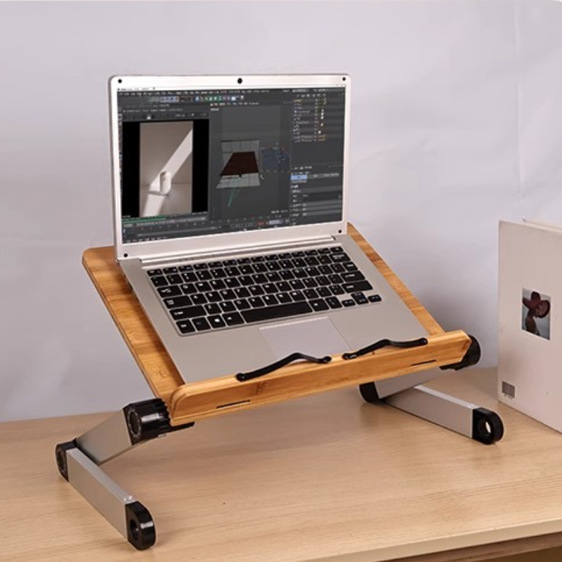 Adjustable Bamboo Bed Desk Fol – обзор и цена Desk Setup With Ipad