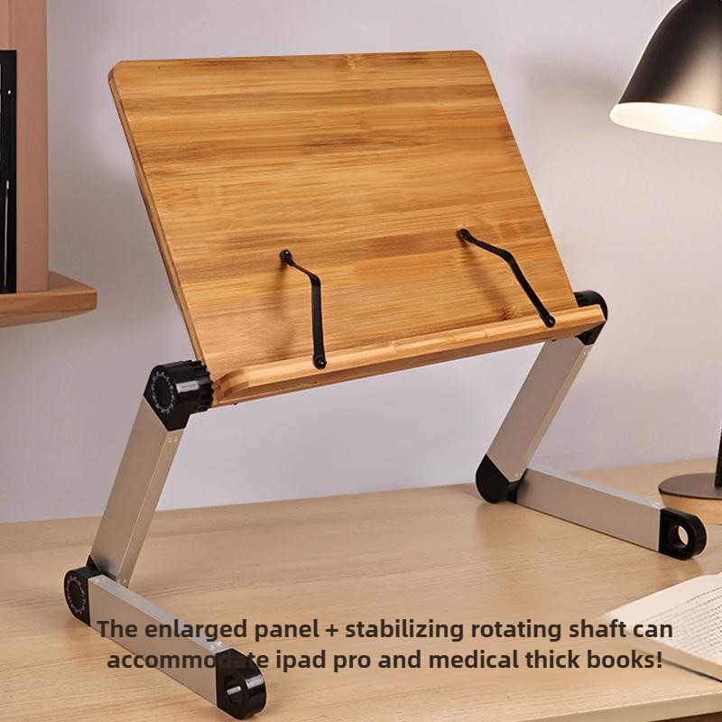 Adjustable Bamboo Bed Desk Fol – обзор и цена Desk Setup With Ipad