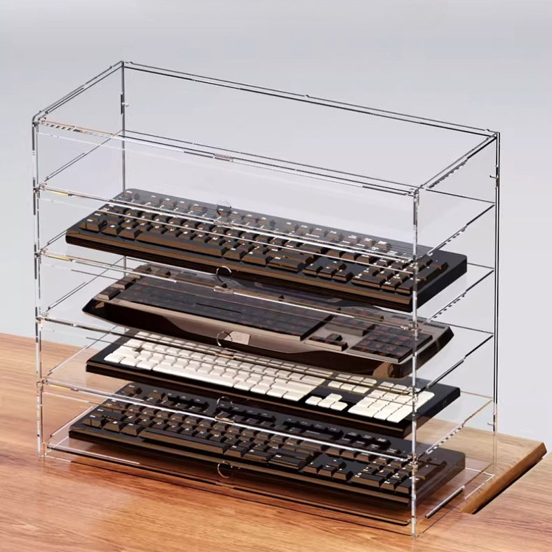 Premium Clear Acrylic Dustproo – обзор и цена Desk Setup Pegboard