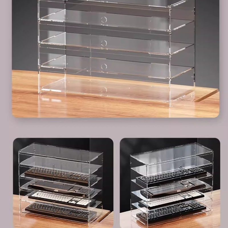Premium Clear Acrylic Dustproo – обзор и цена Desk Setup Pegboard
