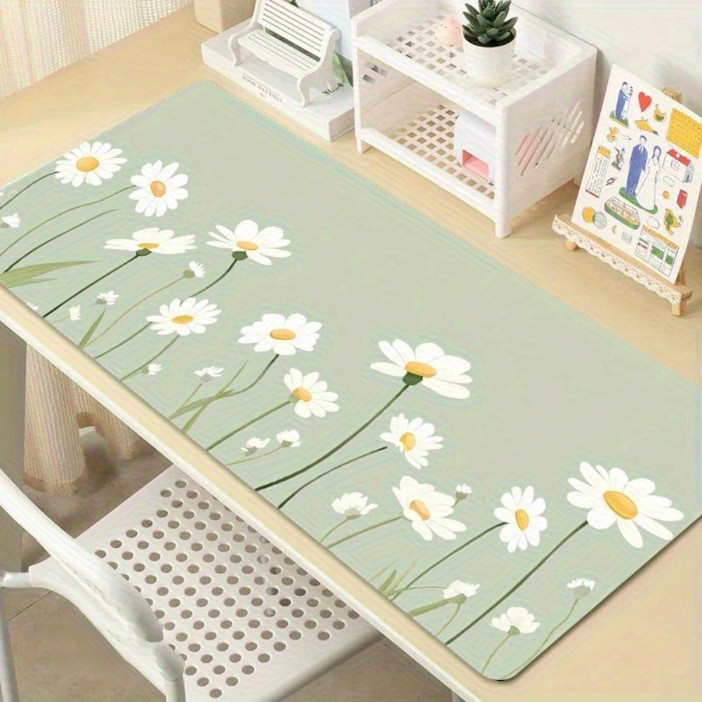 Large Daisy Design Gaming Mous – обзор и цена Desk Setup With Laptop