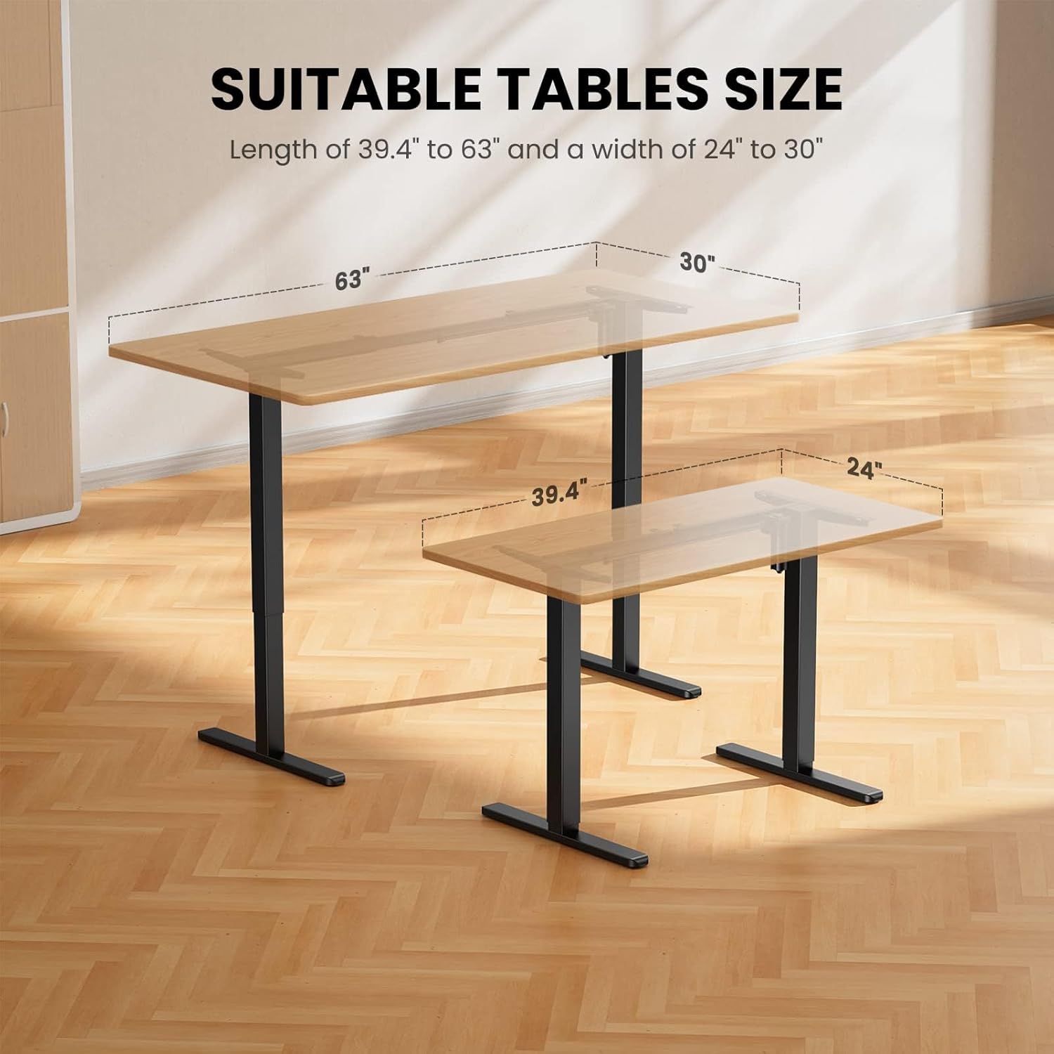 Electric Standing Desk Legs, 4 – обзор и цена Desk Setup Black